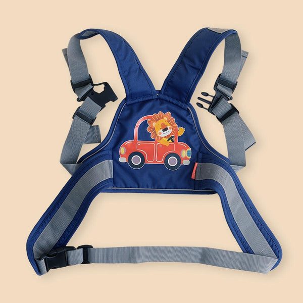 Kiddough Baby Safety Belt for Kids | Two Wheeler Bike/Scooty Belt for Kids Safety (Cartoon Red) main image 0