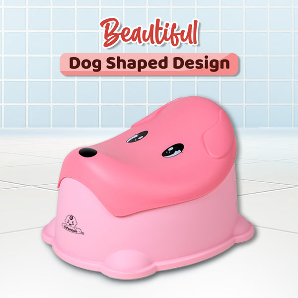 Dog Shape Removable Baby Potty Seat/Chair with Anti-Skid Base (Age 1 to 4 Years)