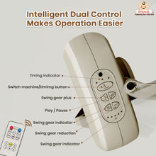 Smart Electric Baby Cradle Swing with Bluetooth Music, Remote & 5-Speed Timer – Safe Sleep Bassinet for Newborns to 12 Months