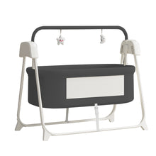 Smart Electric Baby Cradle Swing with Bluetooth Music, Remote & 5-Speed Timer – Safe Sleep Bassinet for Newborns to 24 Months