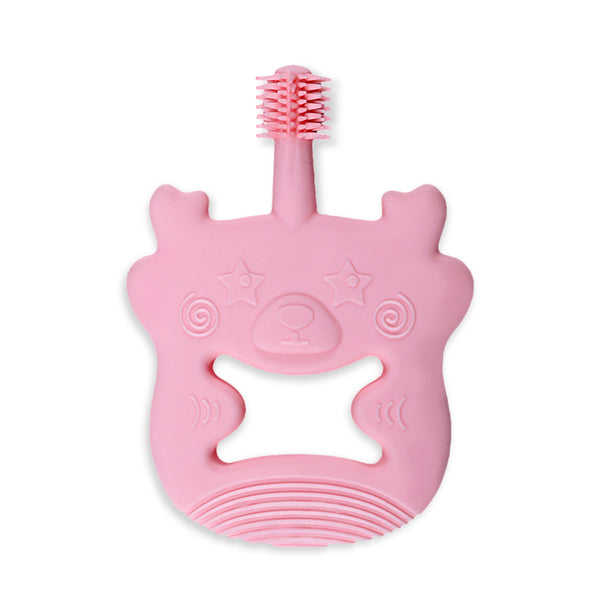 Bear Shape Silicone Teether | BPA-Free Teether, Teething Relief, Baby Teether Silicone, Teething Toy, Sensory Toy, Gum Massager for 4+ months | Teether for baby |