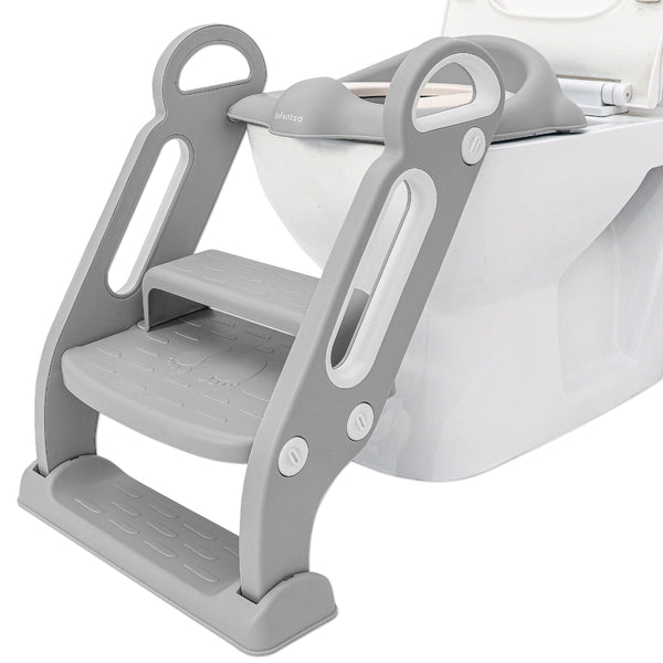 Potty Toilet Training Seat with Ladder with Step Stool for Baby Kids & Splash Guard Age: 18 months to 60 months