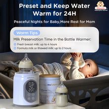 Infantso 10-in-1 Baby Bottle & Food Warmer, Fast Milk Warming, Baby Food Heating, Steam Sterilizer, Gentle Thawing & Defrosting, Adjustable Temperature, 24H Keep Warm, Timer & Anti-Scald Basket