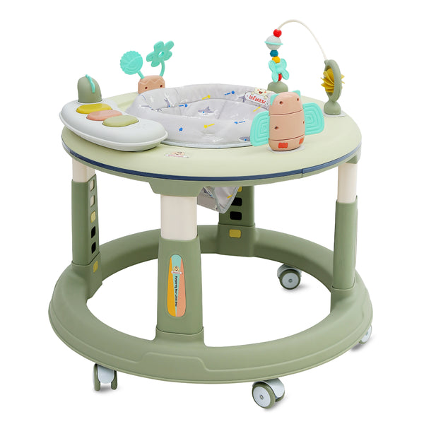 360° Rotating Premium Baby Walker - 5 Height Adjustments & 360° Rotation Wheels  (6-24 Months)