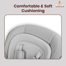 Infantso Swini 5-in-1 Baby High Chair & Swing – Adjustable, Foldable Feeding Chair with Dual Tray, Reclining Backrest & Footrest for 6 Months to 5 Years