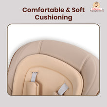 Infantso Swini 5-in-1 Baby High Chair & Swing – Adjustable, Foldable Feeding Chair with Dual Tray, Reclining Backrest & Footrest for 6 Months to 5 Years