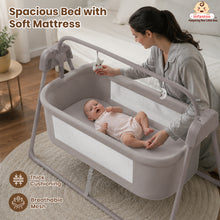 Smart Electric Baby Cradle Swing with Bluetooth Music, Remote & 5-Speed Timer – Safe Sleep Bassinet for Newborns to 12 Months