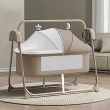 Smart Electric Baby Cradle Swing with Bluetooth Music, Remote & 5-Speed Timer – Safe Sleep Bassinet for Newborns to 12 Months