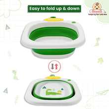 Infantso Multi Purpose Wash Tub for Travelling, Foldable, Lightweight & Portable for Baby Bottles, Clothes, Baby Head Wash Tub