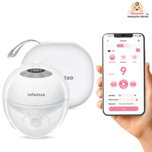Infantso COMFIT Smart Wearable Breast Pump – India’s 1st App-Controlled Hands-Free Electric Pump for Feeding Mothers with 3-Phase Pumping, 9 Suction Levels, Smart LED Display, Quiet Operation, Leak-Proof, Type-C Rechargeable Battery, FREE Care Package