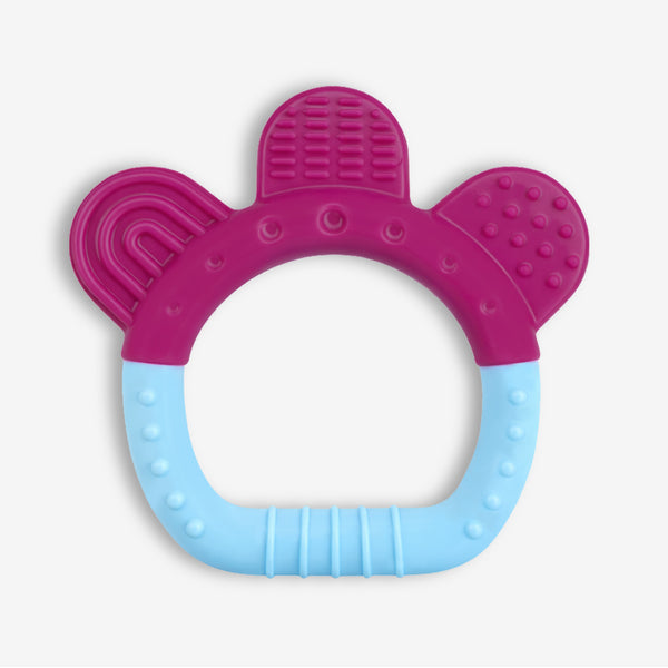 Ring Silicone Baby Teether, BPA-Free for Pain-Relief Easy Teething, Non-Toxic Food-Grade for 3+ Months Babies Ring Green