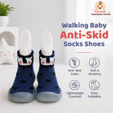 Forest Feet Anti-Skid Cotton Socks Shoes with Rubber Sole for Walking Babies & Toddlers (06-24 Months)