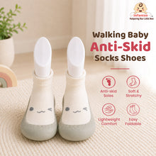 Teddy Toes Anti-Skid Cotton Socks Shoes with Rubber Sole for Walking Babies & Toddlers (6-24 Months)