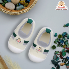Nano Stripe Anti-Skid Socks Shoes with Rubber Sole for Walking Babies & Toddlers (06-24 Months)