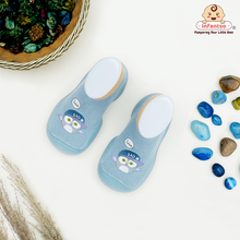 Cuddle Creatures Anti-Skid Cotton Socks Shoes with Rubber Sole for Walking Babies & Toddlers (6-24 Months)