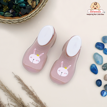 Cuddle Creatures Anti-Skid Cotton Socks Shoes with Rubber Sole for Walking Babies & Toddlers (6-24 Months)