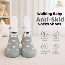 Forest Feet Anti-Skid Cotton Socks Shoes with Rubber Sole for Walking Babies & Toddlers (06-24 Months)