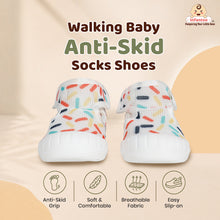 Infantso Baby Sock Shoes for First Walkers | Anti-Skid & Flexible Sole, Breathable Knit Fabric, Lightweight Soft Baby Shoes with Easy Slip-On Design