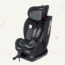 Infantso Cruise-On Recliner Car Seat for Kids | 0–12 Years | 0–36 kg | Multi-Position Recline | 5-Level Adjustable Headrest | 3-Point Safety Harness