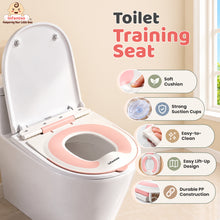 NUBO Baby Toilet Training Seat for Toddlers (1–5 Years), Soft TPE Cushion, Suction Cups & Splash Guard, PP Material, Up to 60 kg Capacity