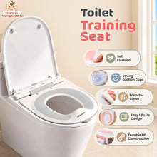 NUBO Baby Toilet Training Seat for Toddlers (1–5 Years), Soft TPE Cushion, Suction Cups & Splash Guard, PP Material, Up to 60 kg Capacity