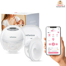 Infantso COMFIT Smart Wearable Breast Pump – India’s 1st App-Controlled Hands-Free Electric Pump for Feeding Mothers with 3-Phase Pumping, 9 Suction Levels, Smart LED Display, Quiet Operation, Leak-Proof, Type-C Rechargeable Battery, FREE Care Package