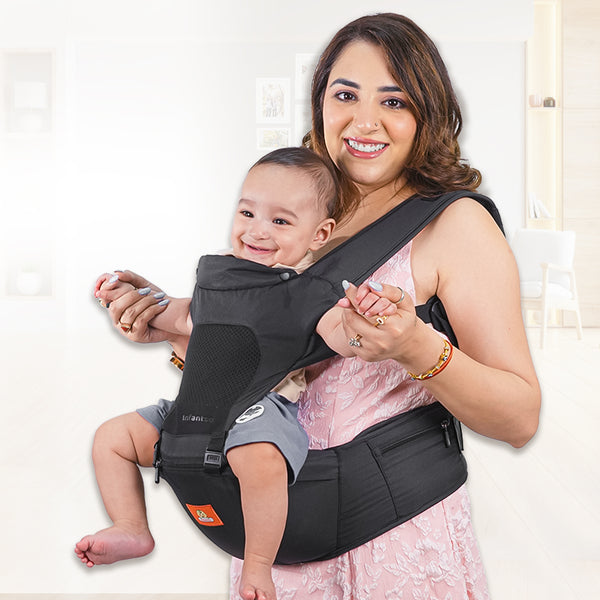 Infantso Adjustable Hip Seat Baby Carrier with 6 Carrying Positions for 03 to 24 Months