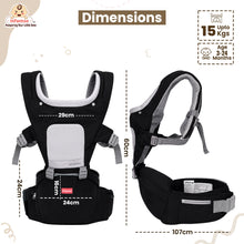 Infantso Adjustable Hip Seat Baby Carrier with 6 Carrying Positions for 03 to 24 Months