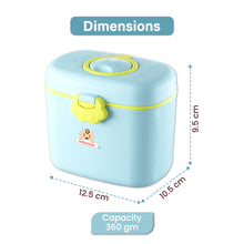 Infantso Feed Ease 2in1 Baby Milk Powder & Food Container (BIG) – Bear Design | BPA-Free, Leak-Proof, Travel-Friendly with Spoon & Fork, Baby Essential Food Storage Box, Baby Milk Powder Box, Cute Bear Snack Box