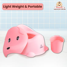 Dog Shape Removable Baby Potty Seat/Chair with Anti-Skid Base (Age 1 to 4 Years)