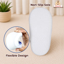 Knit Kicks Anti-Skid Cotton Socks Shoes with Rubber Sole for Walking Babies & Toddlers (6-24 Months)
