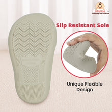 Teddy Toes Anti-Skid Cotton Socks Shoes with Rubber Sole for Walking Babies & Toddlers (6-24 Months)