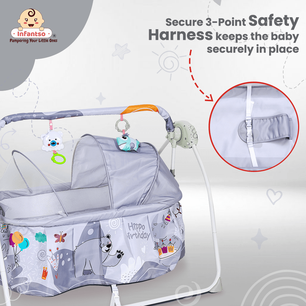 Baby swing cradle bed sales