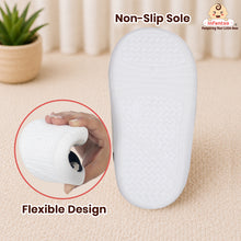 Knit Kicks Anti-Skid Cotton Socks Shoes with Rubber Sole for Walking Babies & Toddlers (6-24 Months)