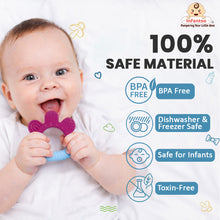 Ring Silicone Baby Teether, BPA-Free for Pain-Relief Easy Teething, Non-Toxic Food-Grade for 3+ Months Babies Ring Green