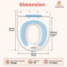 NUBO Baby Toilet Training Seat for Toddlers (1–5 Years), Soft TPE Cushion, Suction Cups & Splash Guard, PP Material, Up to 60 kg Capacity