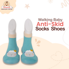 Cuddle Creatures Anti-Skid Cotton Socks Shoes with Rubber Sole for Walking Babies & Toddlers (6-24 Months)