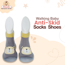 Cuddle Creatures Anti-Skid Cotton Socks Shoes with Rubber Sole for Walking Babies & Toddlers (6-24 Months)