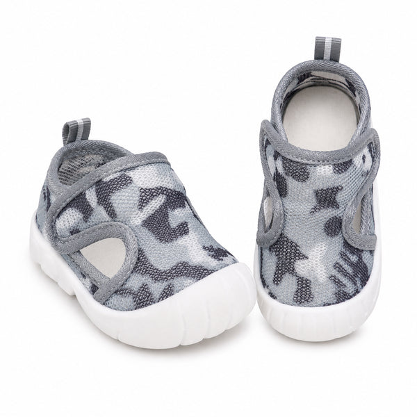 Infantso Baby Sock Shoes for First Walkers | Anti-Skid & Flexible Sole, Breathable Knit Fabric, Lightweight Soft Baby Shoes with Easy Slip-On Design