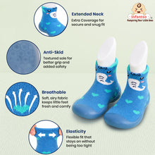 Forest Feet Anti-Skid Cotton Socks Shoes with Rubber Sole for Walking Babies & Toddlers (06-24 Months)