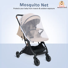 Infantso Ride-X Auto Fold Baby Stroller with One-Hand Fold, Mosquito Net, 5-Point Safety Harness, Shock Absorber Wheels & Compact Travel Design (0–3 Years, Up to 15kg)