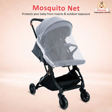 Infantso Ride-X Auto Fold Baby Stroller with One-Hand Fold, Mosquito Net, 5-Point Safety Harness, Shock Absorber Wheels & Compact Travel Design (0–3 Years, Up to 15kg)