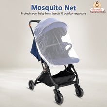 Infantso Ride-X Auto Fold Baby Stroller with One-Hand Fold, Mosquito Net, 5-Point Safety Harness, Shock Absorber Wheels & Compact Travel Design (0–3 Years, Up to 15kg)