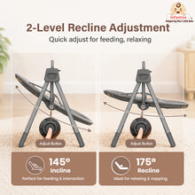 Automatic Swing Rocker with Bluetooth, Remote Control, 5 Speeds, Music, Timer, Mosquito Net & Toy Bar (0-2 Years), Holds weight upto 15kg