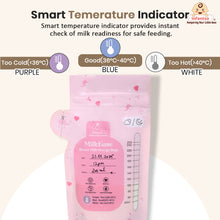 MilkEase Breast Milk Storage Bags – 250ml Capacity | BPA-Free, Leak-Proof, Pre-Sterilized, Smart Temperature Indicator | Pack of 25