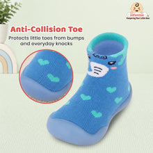 Forest Feet Anti-Skid Cotton Socks Shoes with Rubber Sole for Walking Babies & Toddlers (06-24 Months)