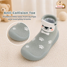 Forest Feet Anti-Skid Cotton Socks Shoes with Rubber Sole for Walking Babies & Toddlers (06-24 Months)