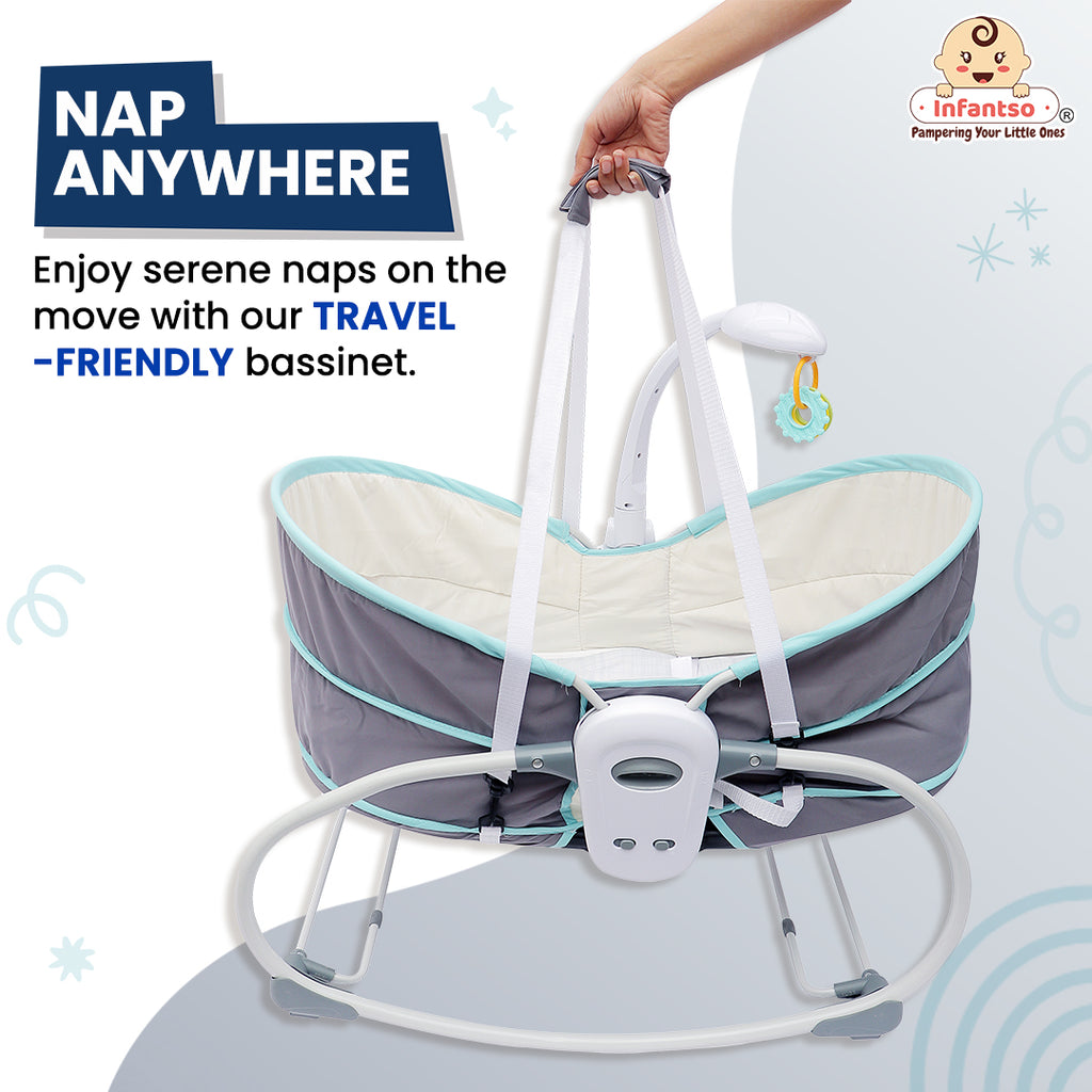 5-in-1 Bassinet Rocker – Infantso
