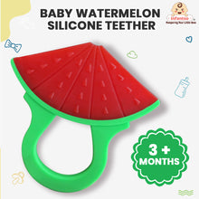 Watermelon Shape Silicone Baby Teether, BPA-Free for Pain-Relief Easy Teething, Non-Toxic Food-Grade for 2+ Months Babies