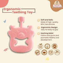 Bear Shape Silicone Teether | BPA-Free Teether, Teething Relief, Baby Teether Silicone, Teething Toy, Sensory Toy, Gum Massager for 4+ months | Teether for baby |